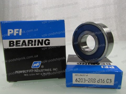 Фото1 Automotive ball bearing PFI 16x40x12 6203-2RS d16 C3