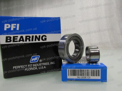 Фото1 Cylindrical roller bearing PFI NU202E C3