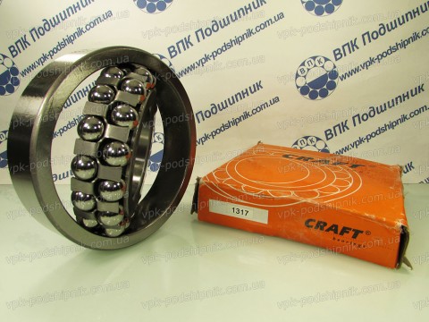 Фото1 Self-aligning ball bearing 1317 size 85*180*41 open