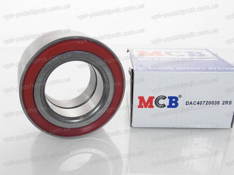 Фото1 Automotive wheel bearing MCB DAC40720036 2RS