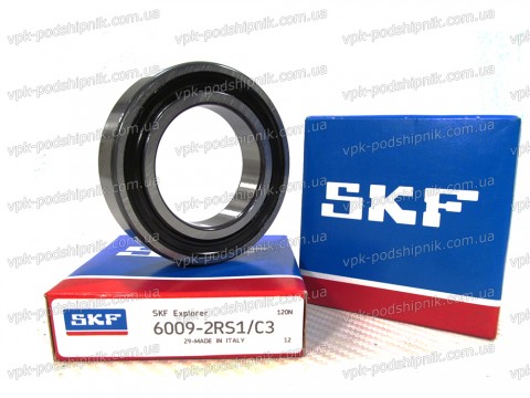 Фото1 Deep groove ball bearing SKF 6009-2RS1/C3