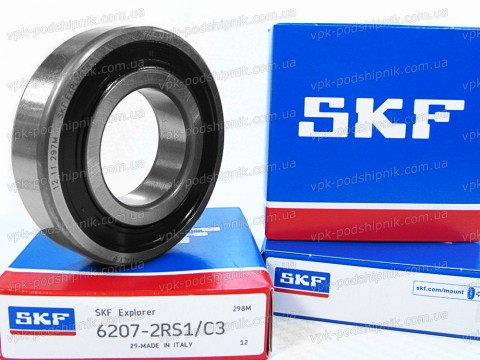Фото1 Deep groove ball bearing SKF 6207-2RS1/C3