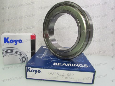 Фото1 Deep groove ball bearing KOYO 6016 ZZ