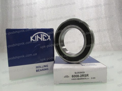 Фото1 Deep groove ball bearing KINEX 6008 2RSR