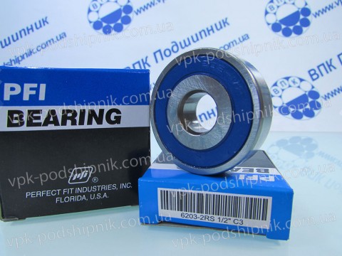 Фото1 Automotive ball bearing 12,7x40x12 6203-2RS 1/2